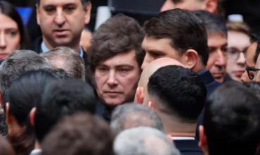 Javier Milei participó del acto a 32 años del atentado a la AMIA