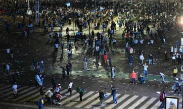 Se registraron disturbios en el Obelisco tras la derrota de la Selección: hay al menos 15 detenidos