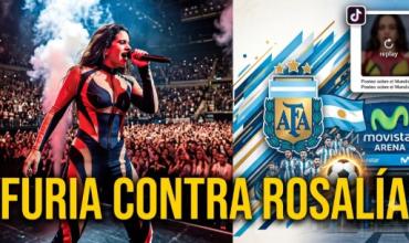 Crece el repudio a Rosalía: fanáticos venden sus entradas tras su polémico posteo sobre la Selección