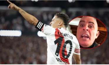 Juanfer Quintero explotó contra Lunati tras una dura crítica por su salida de River: "Dejá de vender humo"
