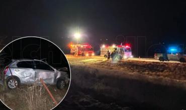 Una mujer riojana murió tras un vuelco en la Ruta Provincial 55, cerca de Villa Mercedes