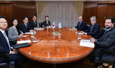 Caputo recibió al ministro de Industria de Corea del Sur