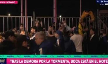 El contratiempo de Boca en su llegada a Rosario y el gran gesto del plantel