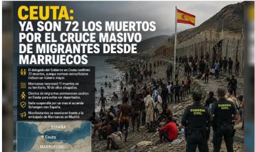 El ultraderechista Abascal dice que el ingreso de marroquíes en Ceuta y Melilla es “una invasión”