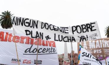 Paro docente: CTERA rechazó los salarios y advirtó que la Argentina se quedará "sin maestros”