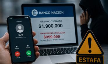 Estafaron a una jubilada de Chepes y le transfirieron casi un millón de pesos tras un falso llamado de PAMI