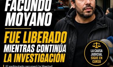 Caso Facundo Moyano: el exdiputado fue liberado y la investigación continúa