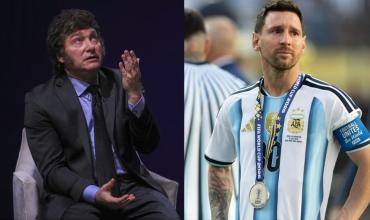 Milei se refirió al fallecimiento del padre de Messi: “Da vergüenza pensar..."