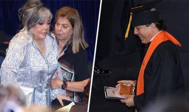 La emotiva graduación de Cristian Castro del secundario y la preocupación por la salud de su madre