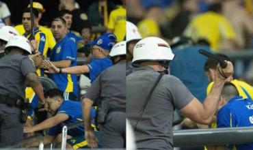 Graves incidentes entre la Policía brasileña y los hinchas de Rosario Central en San Pablo: hay al menos nueve detenidos