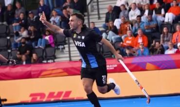 Los Leones derrotaron 3-1 a Inglaterra y dieron un paso clave en el Mundial de hockey sobre césped
