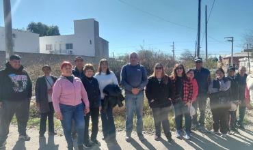 Vecinos de Nueva Esperanza reclamaron por el estado del barrio y cuestionaron el reempadronamiento
