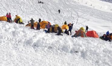 Rescataron a un grupo de montañistas que habían quedado varados por la nieve: cómo fue el operativo