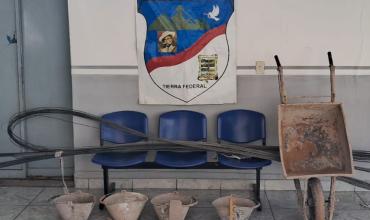 Recuperaron materiales y herramientas que habían sido robados de una obra