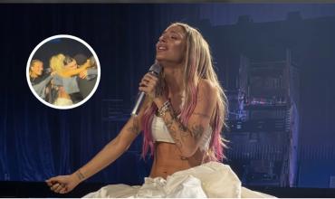 El desgarrador llanto de Tini Stoessel durante su show en México: la inesperada visita que recibió