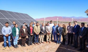 Quintela inauguró un nuevo parque solar de 100 kW en Villa Unión