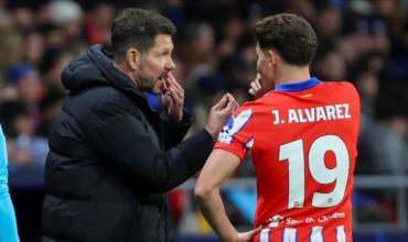 El Cholo Simeone elogió a Álvarez tras la derrota del Atlético de Madrid: “Se hizo cargo de la pelota”