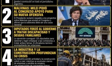 LAS 5 NOTICIAS MÁS IMPORTANTES DE HOY JUEVES 10/09/2026