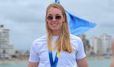 Primera medalla para la Argentina en los Suramericanos 2026: Romina Imwinkelried ganó el bronce en Aguas Abiertas