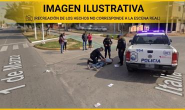 Pelea en la vía pública terminó con un detenido en la ciudad capital