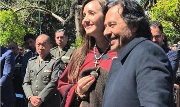 El encuentro entre Victoria Villarruel y Gustavo Sáenz suma otra foto de la vicepresidenta con un gobernador peronista