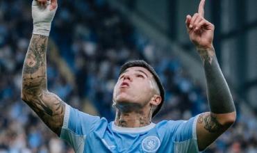 ¡Pero qué golazo! Enzo Fernández tuvo un "tímido" estreno goleador en Manchester City