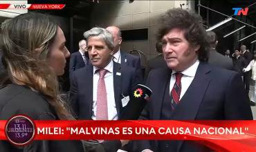 Tras el discurso en la ONU, Milei aseguró que a la Argentina "le salen los dólares por las orejas" y que su gobierno "terminó con la inseguridad"