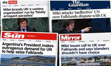 “Una exigencia escandalosa”: cómo reaccionaron los medios británicos al discurso de Javier Milei en la ONU