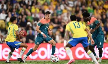 Se salvó del papelón: Brasil rescató un empate 1-1 con Australia