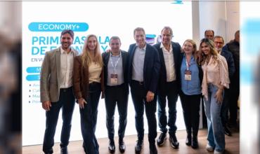 Karina Milei y Santilli acompañaron la presentación de las propuestas de Aerolíneas Argentinas para el verano