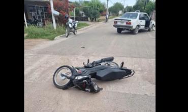Una adolescente resultó con lesiones leves tras un choque en Milagro