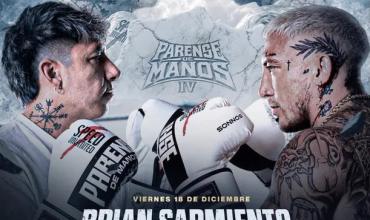 Brian Sarmiento se prepara para el “Párense de Manos” contra El Polaco
