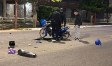 Dos motocicletas protagonizaron un choque en Chepes