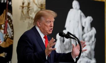 Donald Trump canceló su viaje al estado de Alabama por el huracán Isaías