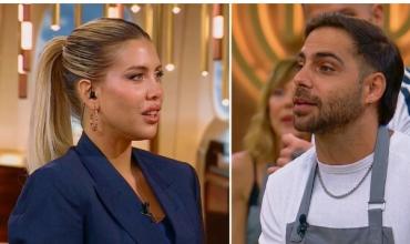 Grego Rosello se animó a más con Wanda Nara en MasterChef y ella lo frenó en seco: "Disculpame"