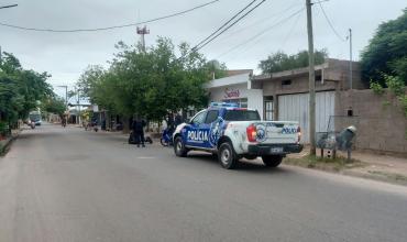 Una mujer resultó herida tras perder el control de su motocicleta en avenida Malvinas Argentinas