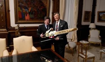 Milei recibió al vicesecretario de Estado de los Estados Unidos en la Casa Rosada