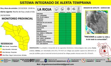 Rigen alertas por lluvias, vientos y niebla en La Rioja