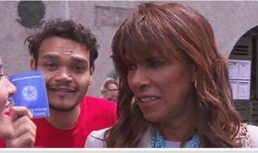 Anamá Ferreira fue a votar y vivió un tenso momento con un votante de Lula da Silva: "¡Andá a laburar!"