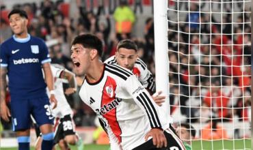 Con gol de Rivero, River derrotó 1-0 a Racing y quedó en zona de playoffs antes del Superclásico