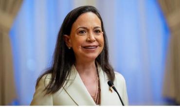 Corina Machado aseguró que la transición en Venezuela es "irreversible" y agradeció a Estados Unidos