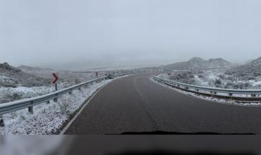 Nieve en Pampa de la Viuda