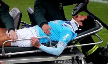 El brutal choque de Marcos Angeleri: traumatismo de cráneo, pérdida del conocimiento y fractura de tabique