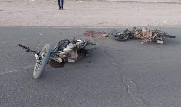Grave accidente en Aimogasta tras choque de motos