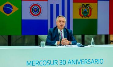 Alberto Fernández, duro contra Lacalle Pou en la Cumbre del Mercosur: "Nadie se salva solo"