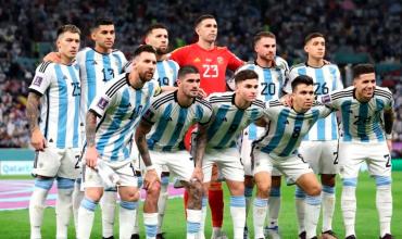 La Selección argentina jugará con la camiseta titular la final del Mundial