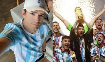 Ashton Kutcher habló de su fanatismo por Messi y Argentina: “Fue bíblico”