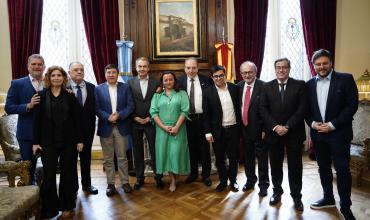 Cecilia Moreau recibió al expresidente español Rodríguez Zapatero