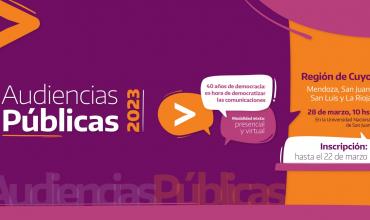 Este 28 de marzo se inician las Audiencias Públicas Federales