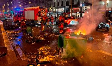 Recrudece en Francia la protesta contra la reforma del sistema de pensiones: casi 300 detenidos